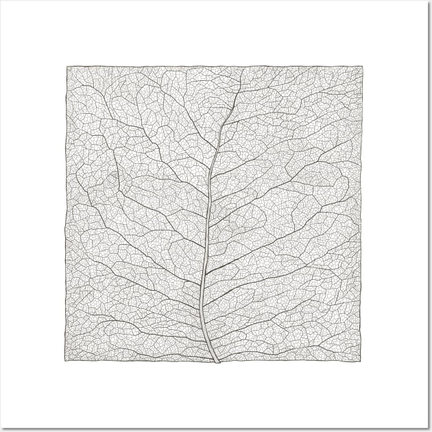 Square leaf Wall Art by jurjenbertens